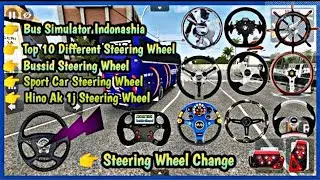 Bussid Steering Change || Bussid Steering Wheel & Padal Mod || Bussid Steering Wheel Mod