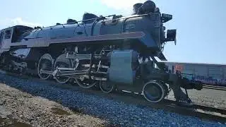 Canadian Pacific 2816, "Empress" arrival July 2024 Sound up for the whistle 🔊