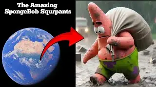 The Amazing SpongeBob Squrpants google maps and google earth 🌎 #earth #map #googleearth #viralvideo
