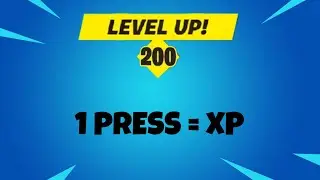 FORTNITE EASY AFK XP GLITCH *PRESS ONE BUTTON FOR XP*