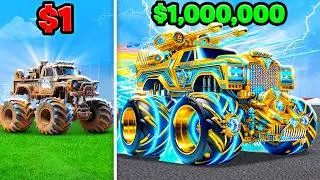 $1 To $1,000,000 MONSTER TRUCK In GTA 5!