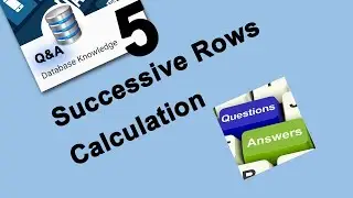Successive Rows Calculation