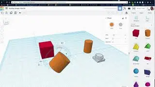 Tinkercad Tutorial - Creating threading and spinning objects