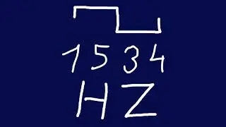 1534 hz square
