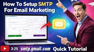How To Setup SMTP For Email Marketing | Atlas Sender Tutorial + Gmail App Password Create Tutorial