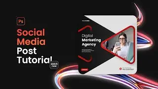 BEST Creative Social Media Post Tutorial | Photoshop Tutorial