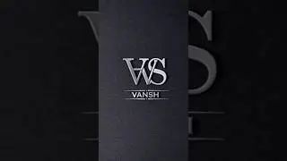 Vansh Name logo design ✨✨ #shorts #shortvideo #corel #logo #trending #art #vansh