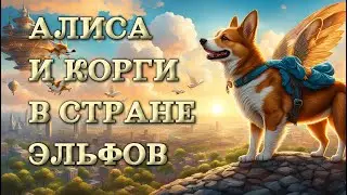 Как Алиса путешествовала в Страну Эльфов на летающем Корги. Аудиосказка плюс колыбельная.