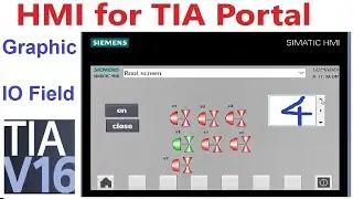 SIMATIC HMI Graphic IO field | SIEMENS TIA Portal | S7-300 | s7-1500 | TIA Portal V16