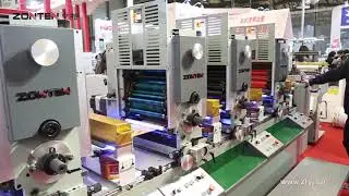 ZONTEN Super-320 intermittent label letterpress printing machine