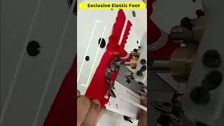Flatlock Elastic Foot For Undergarments