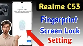 Realme mobile me fingerprint lock kaise lagaye how to set fingerprint lock in realme mobile / 2024