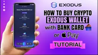 How to BUY crypto on EXODUS wallet using Bank Card or Apple Pay | App Tutorial