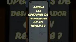 Activa Las Opciones De Desarrollador o Programador En Un HONOR 70 #shorts