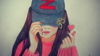 A menina desenho