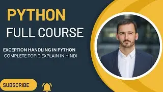 Exception Handling full Topic Explain in Python | Complete Python Tutorial | Data Science Tutorial