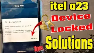 please insert a valid jio sim to unlock device | itel a23 device lock solution | itel device locked