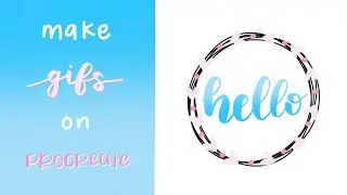 how to make gifs on procreate