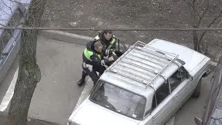 Задержание пьяного водителя на «Жигулях» возле школы