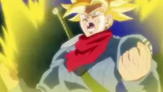 Trunks vs Zamasu and Goku black