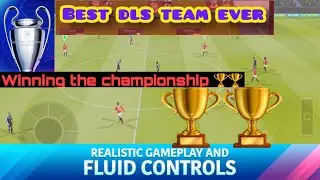 The first championship in the channel (DLS20) playing with the best player in it