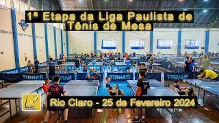 1ª Etapa da Liga Paulista de Tênis de Mesa - Temporada 2024
