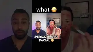 Doctor Reacts To Period-Blood Face Mask