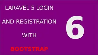 Laravel 5 Login Registration Tutorial System - 6 Register User A