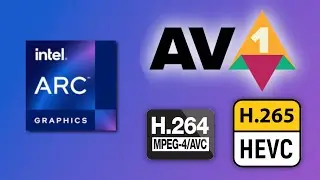 AV1 vs H264 vs HEVC - Intel ARC A770