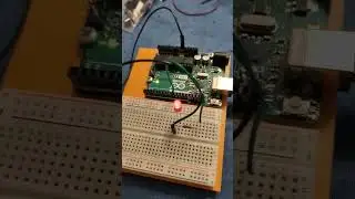 LED blinking using ledpin 8 on Arduino.
