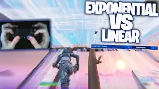 FASTEST Controller Editor Tries LINEAR VS EXPONENTIAL (Best Controller Sensitivity Settings)
