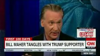 CNN: Bill Maher spars with Trump supporter