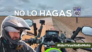 Me lo advirtieron. Mejor NO HACERLA con LLUVIA. RUTA 40 norte de Argentina Jujuy en moto🏍️