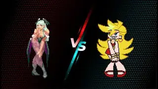 Mugen Match Ups 231 - Morrigan Aensland vs. Panty Anarchy