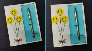 DIY Teacher's Day Pen Gift Card\\ How To Make Teacher's Day Card//Teacher's Day Gift Idea 2024