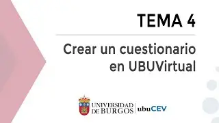 Crear un cuestionario en UBUVirtual