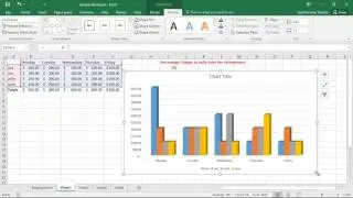 Moving and Resizing Charts in Excel