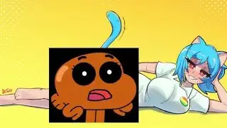 Orange fish reacts to FAN ARTS
