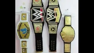 DIY  How To Make WWE World Heavyweight Championship Title Belt At Home | Sakhan Artworks