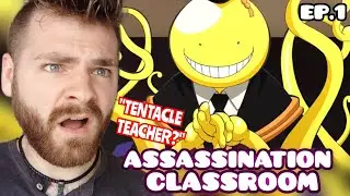 THIS ANIME IS CRAZY!! | Assassination Classroom - Episode 1 | ANIME REACTION!