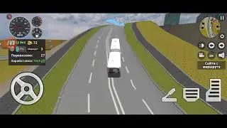 Выходим на маршрут на гармошке! Симулятор автобуса 3d 2016.