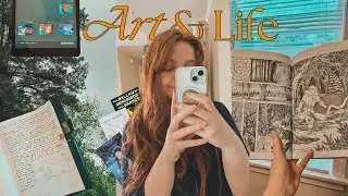 days in the life of an introvert ☁️ channel updates, creative projects, finding inspiration 💭vlog 12