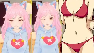 BIKINIS AND DOOR GLITCHES | AI2U: With You Til The End - Cat Girl's Apartment
