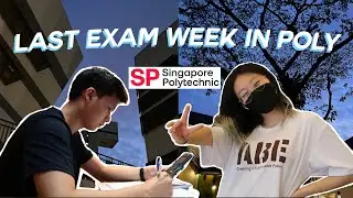 last exam week in singapore polytechnic! 📚🎉