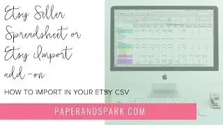 2. Etsy bookkeeping - How to import in your Etsy CSV