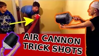 We Found Cousin Trey!!! | Air Cannon Trick Shots