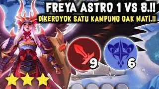 FREYA ASTRO 1 VS 8.!! DIKEROYOK SATU KAMPUNG NGGAK MATI.!!