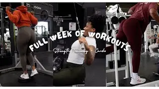 2023 FULL WEEK OF WORKOUTS | STRENGTH TRAINING + CARDIO