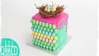 Easter Egg Cake with a Birds Nest!