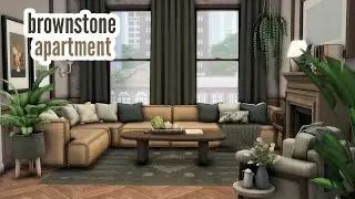 brownstone apartment \\ The Sims 4 speed build